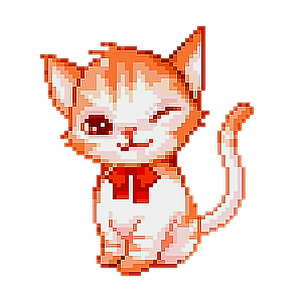 Decorative cat sticker