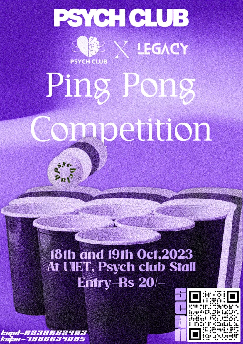 Ping Pong Event