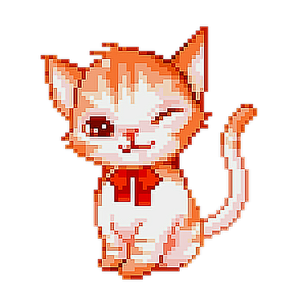 Decorative cat sticker